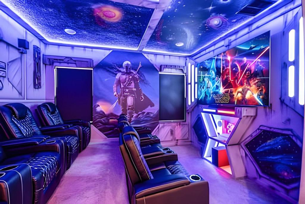 6Q Cinema, Game Room e Spa Privado - 18 hóspedes, Orlando