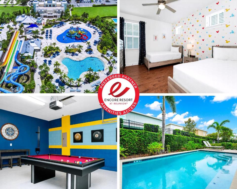 Spacious Home With Private Pool And Game Room Near Disney With Waterpark Access At Encore Resorts Reunion - 390La, Orlando