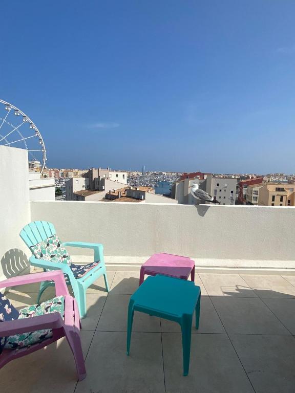 T2 Apartment, Sea View, Terrace, Cap d'Agde