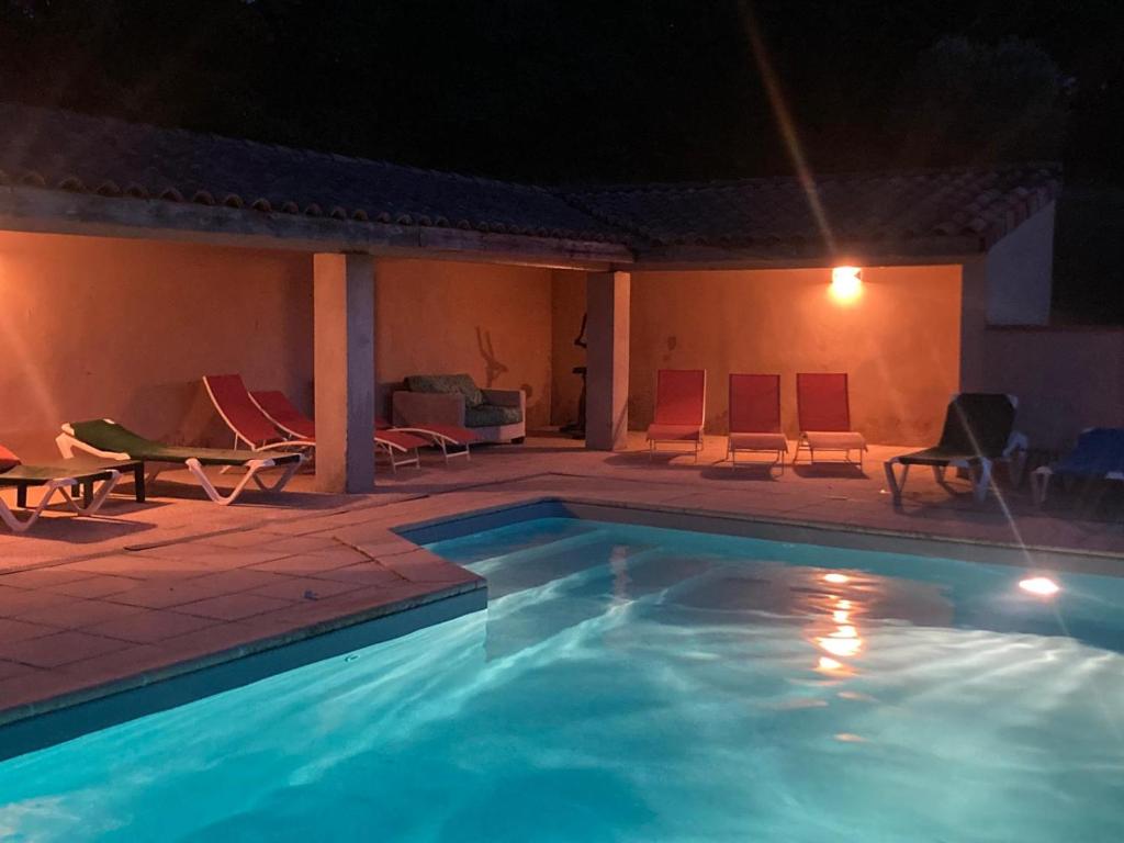 Belle vue avec piscine sécurisée, Sainte-Camelle