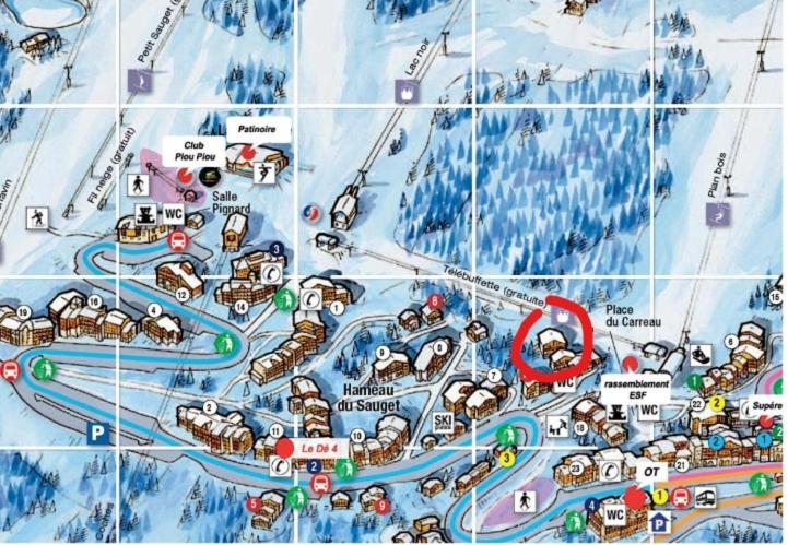 La Plagne - Les Coches - Résidence 1er DÉ - proximité pistes - 6 personnes - 2