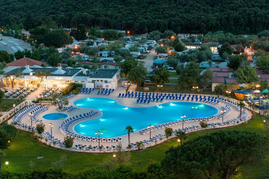 MASLINICA Oliva Camping Mobile Homes — Swimming pool in Labin, Istria