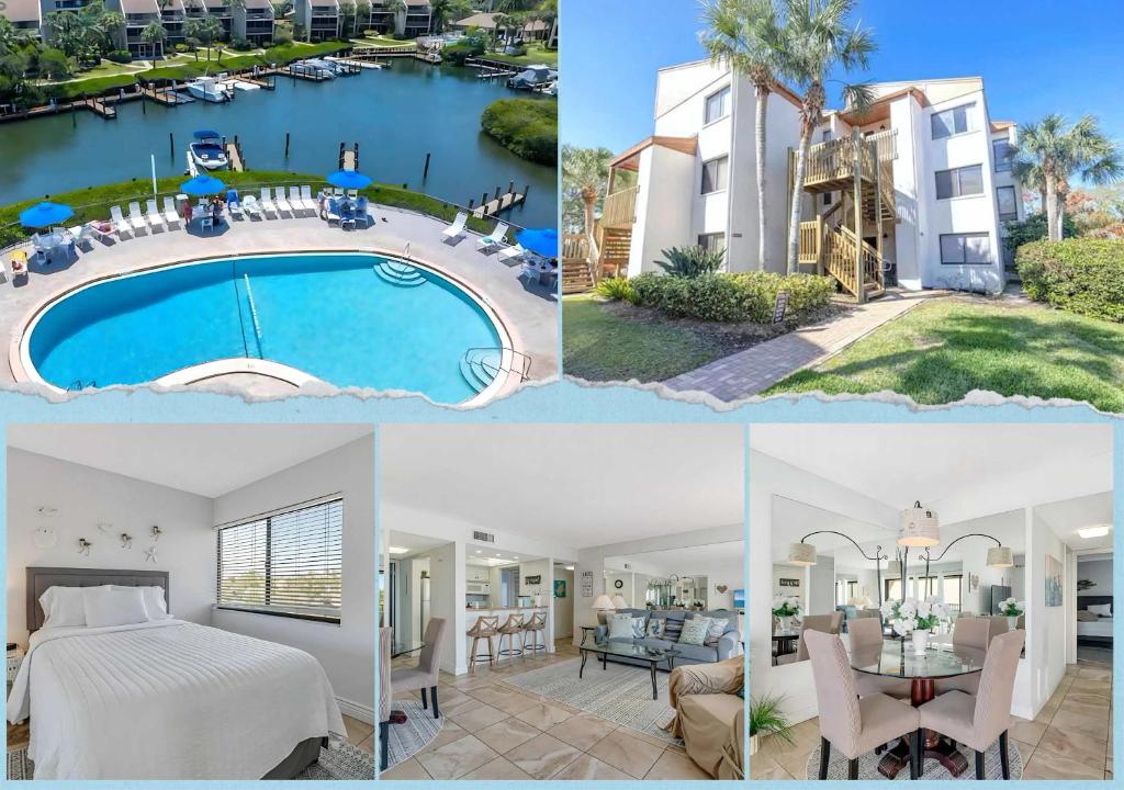 Stunning 2BR Lagoon-View Steps To Siesta Key Beach, Sarasota