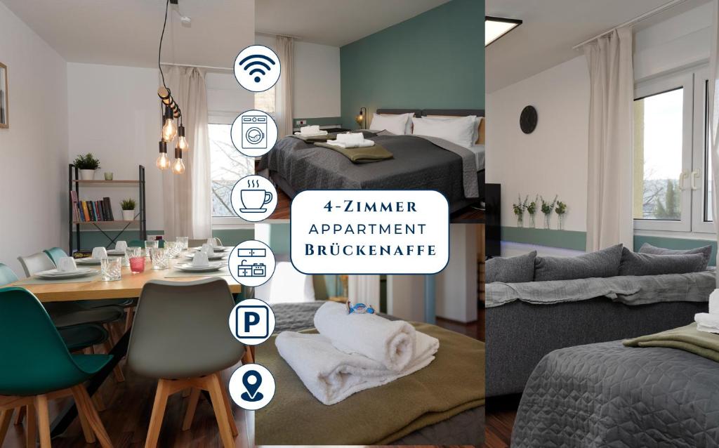 Große, gemütliche 4-Zimmer-Ferienwohnung mit guter Verkehrsanbindung im Süden von Heidelberg, Heidelberg