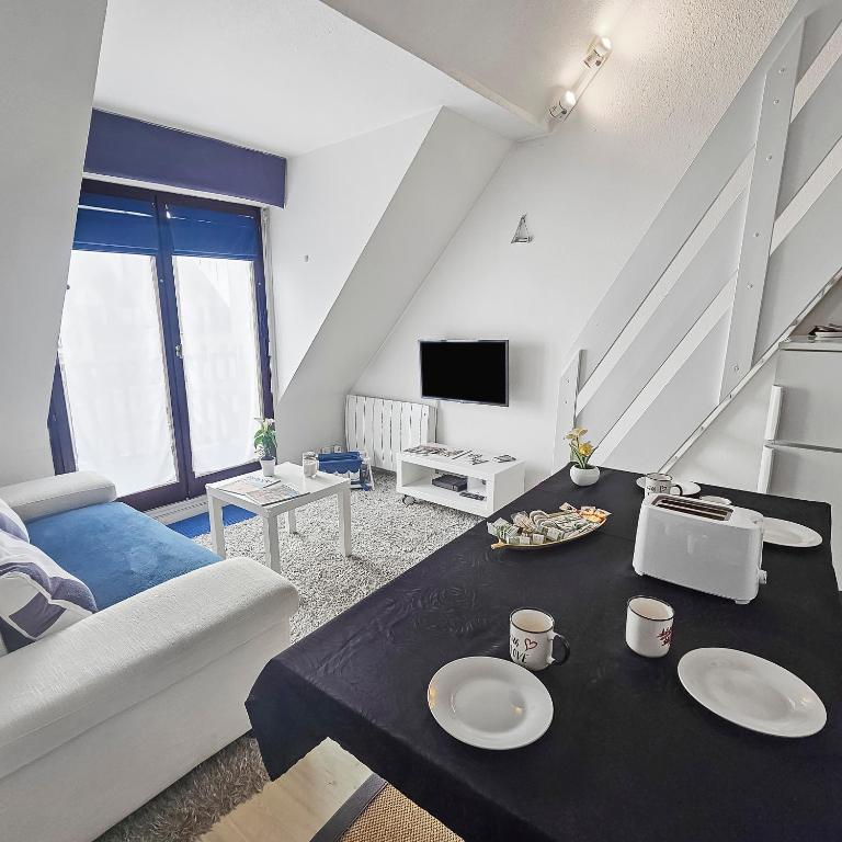 Duplex vue mer, balcon, parking privé - 5