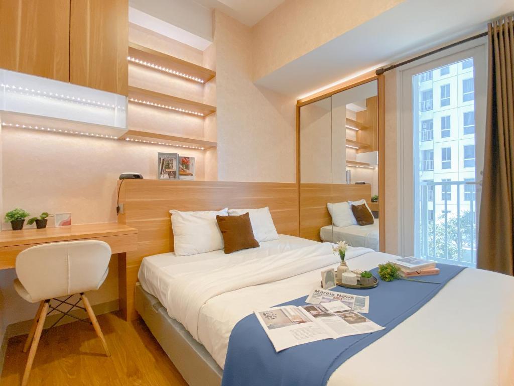 Cozy Studio at 7th Floor Tokyo Riverside PIK 2 Apartment By Travelio, Rawalembang