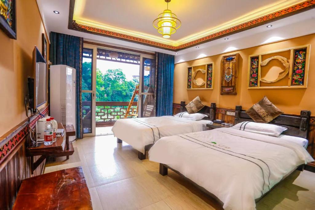 Huaqianshu Theme Inn 객실 내부