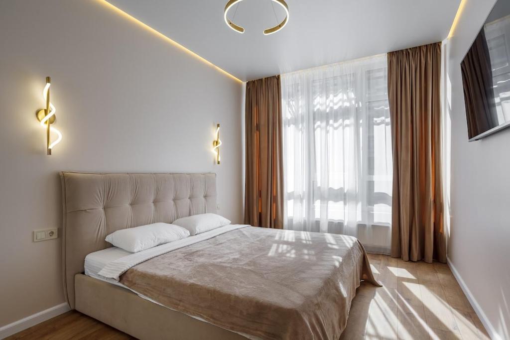 1BR Panoramic Rooftop & Sea View, Oděsa