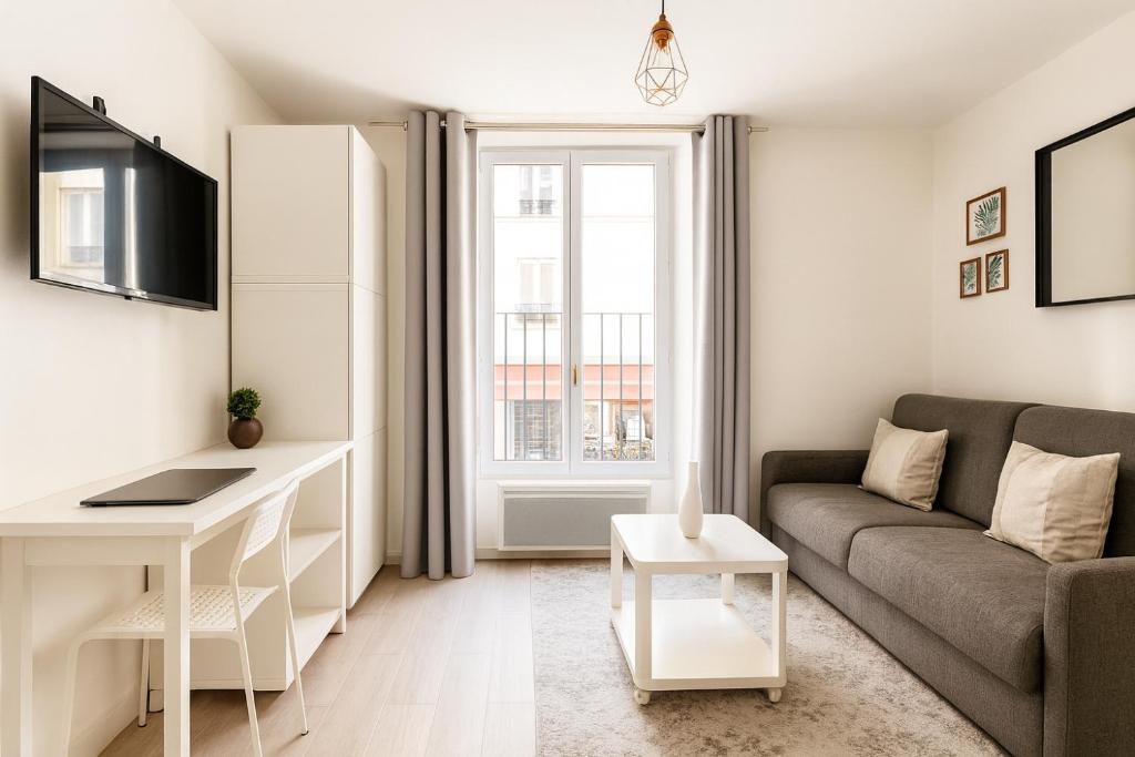 Studio cosy proche des Buttes-Chaumont, Paris