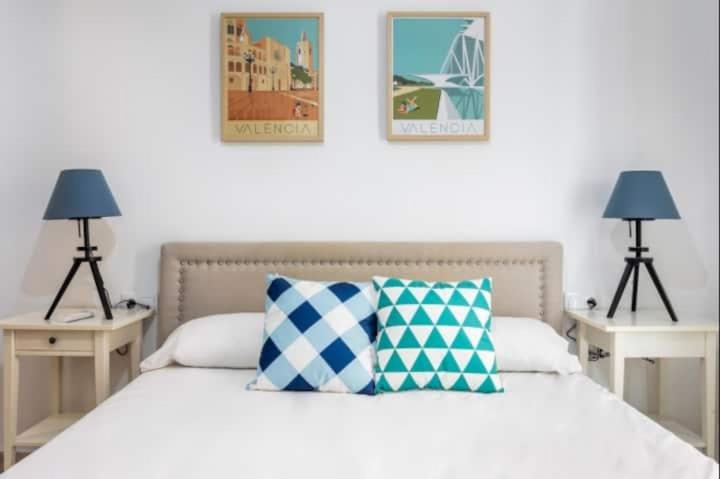 Centrico, 2 habitaciones, confort ascensor,wifi AC - 5