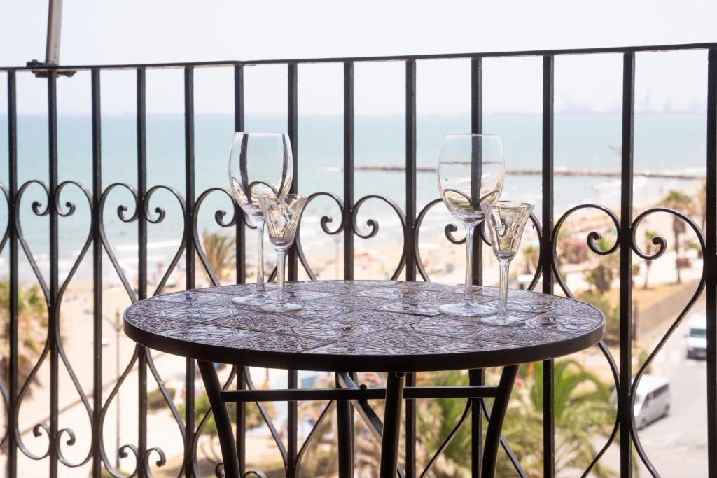 Dúplex, terraza y vistas al mar, Port Saplaya