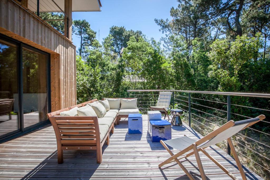 Villa Des Sittelles au Cap Ferret - Piscine - Proche Plage des Américains et Belisaire - 3