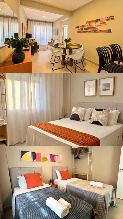 Ape Vita Allegra - Cama Casal e 2 solteiros - Próx Centro, Serra Negra