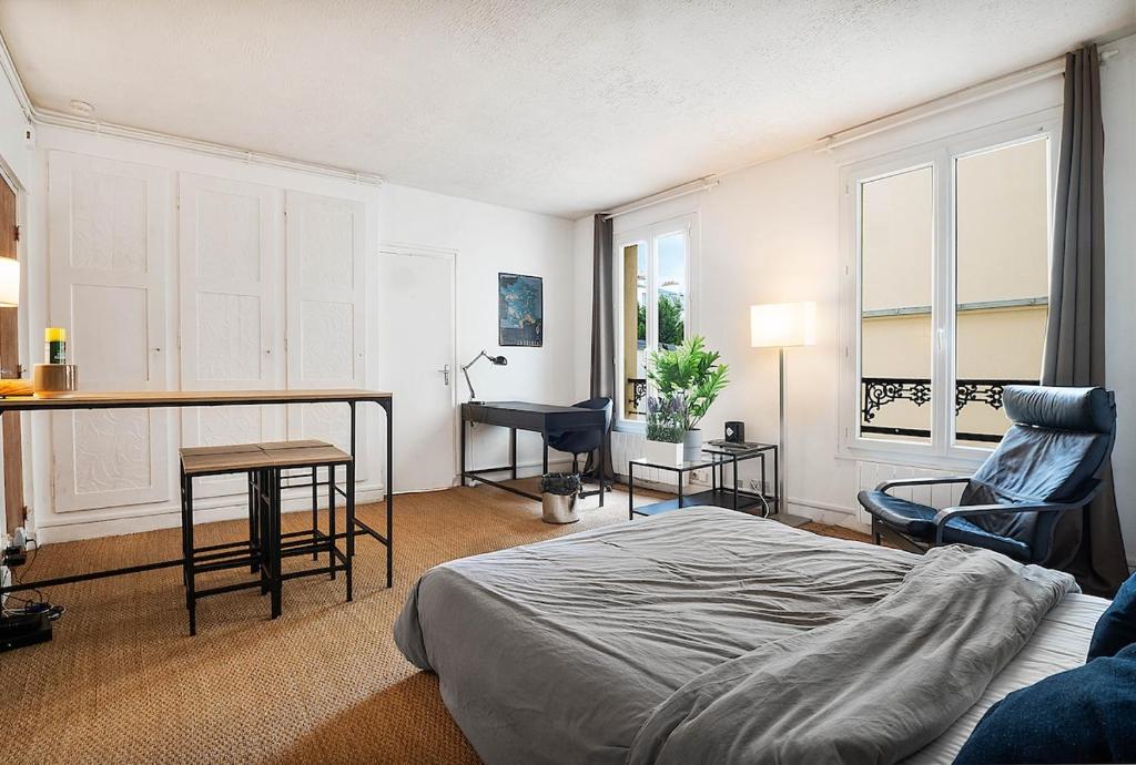 Studio with Office 2P - Quiet & Cozy - Paris 11th District, Paris