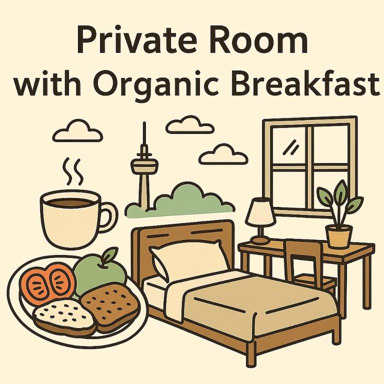 Private Room with Organic Breakfast near Hannover Messe, Niederdorla