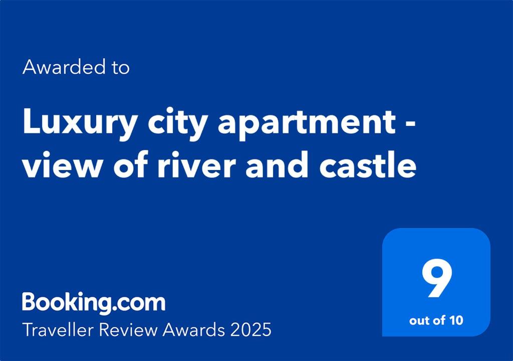 Luxury city apartment - view of river and castle - 2