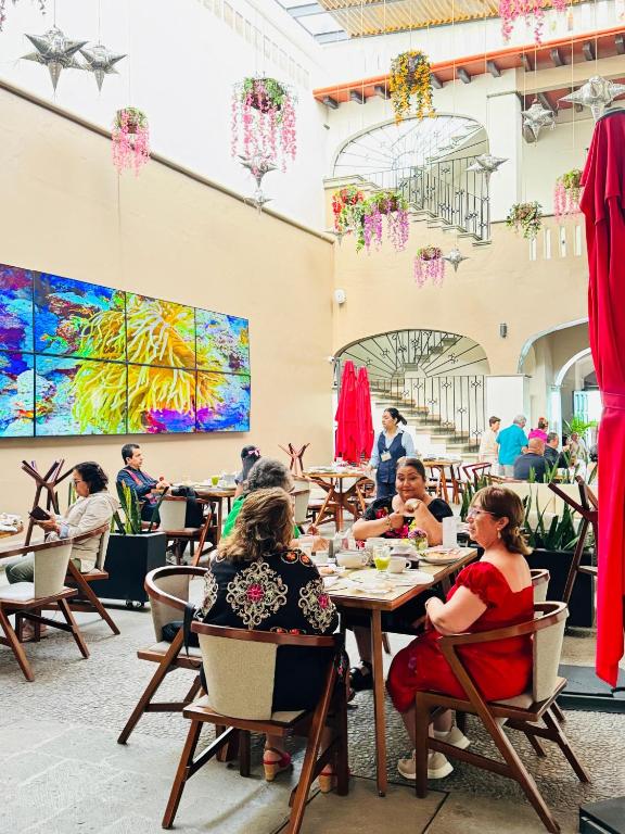 Restaurant, Hotel Casa Antigua in Oaxaca