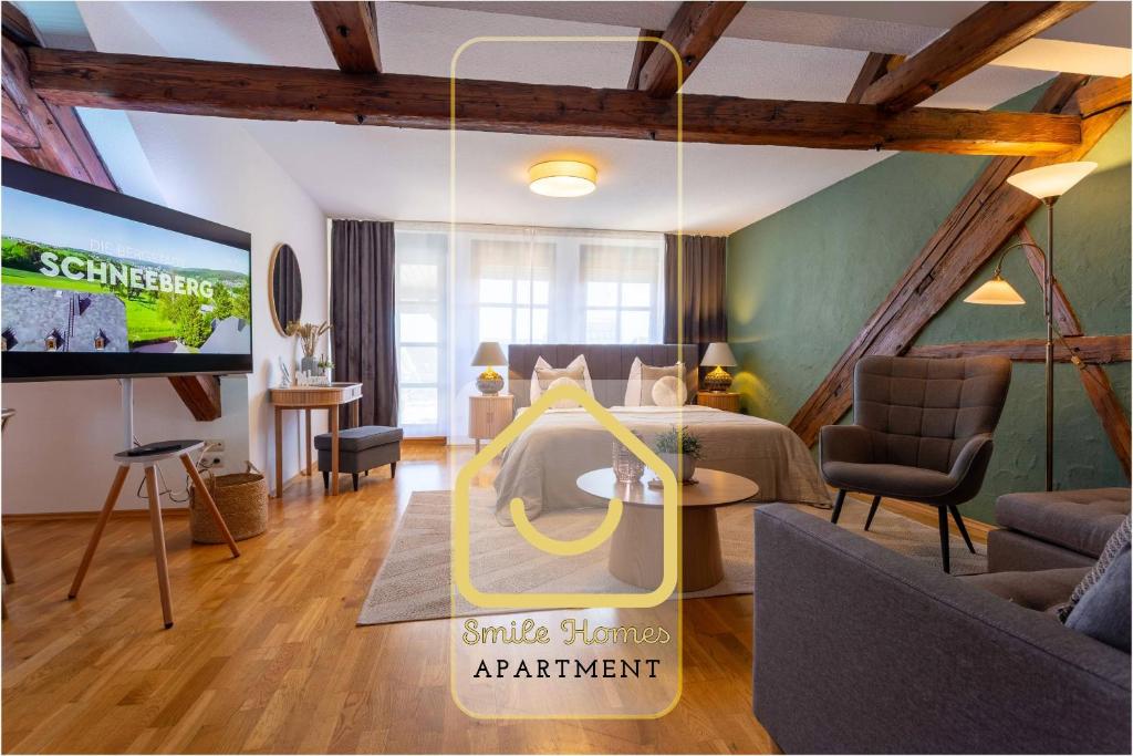 NEU - Dachsuite - Sauna - Terrasse - 4P - Frühstück buchbar, Schneeberg