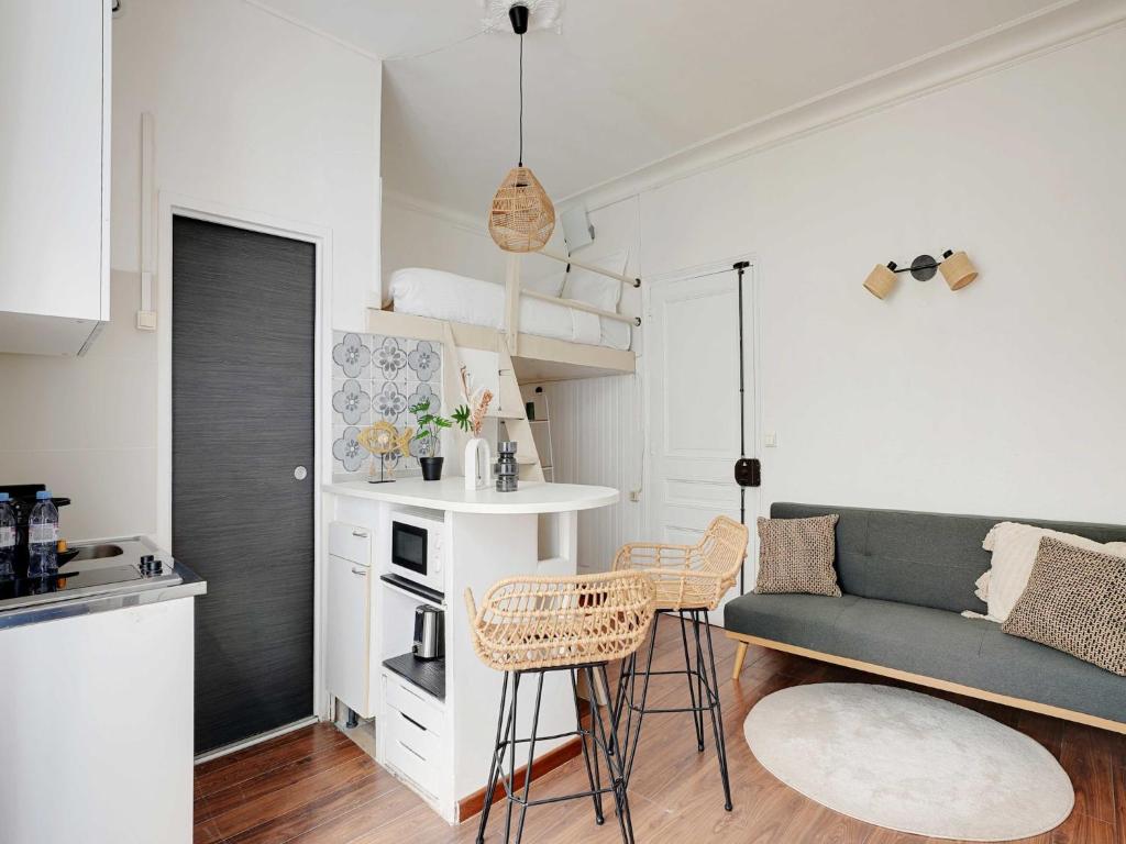 Charming Studio 1BR-2P - Batignolles - 5
