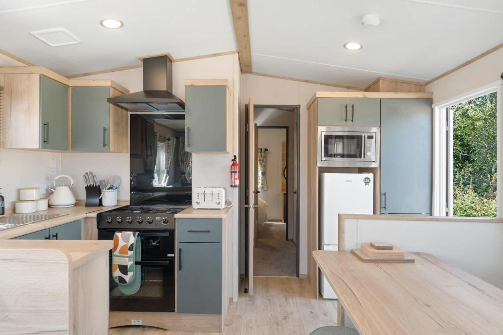 Beachy Lodge with Deck & Parking nr Ilfracombe, West Down