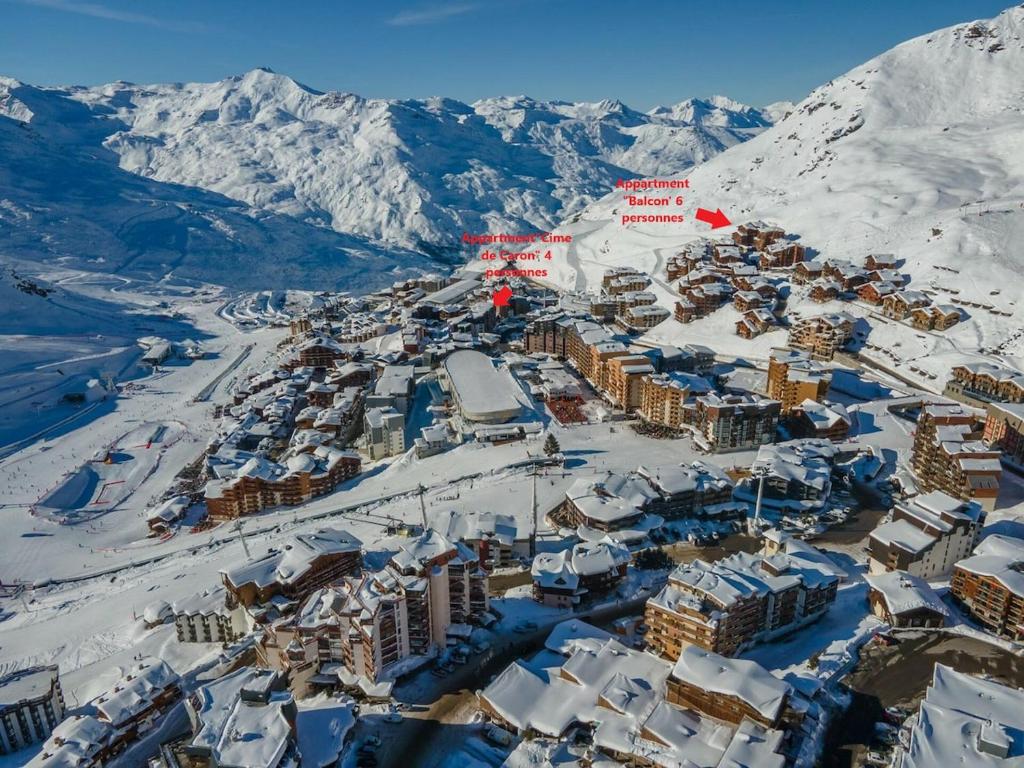 Les Balcons - Apartement 6 personnes Cosy - 4 flocons Or- Valthosun - 3