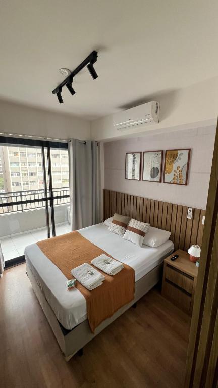 Studio 604 - Seu refúgio Urbano no Coração de São Paulo - Wifi, Vaga, Academia, Lavanderia, Mercado e Rooftop, San Paolo