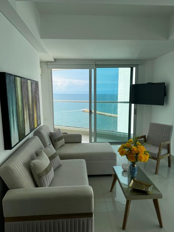 Vistas al mar y exclusividad Apartamento de lujo en Bocagrande Cartagena - 4