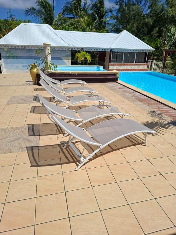 Anthurium - Chambre à la Palmeraie dorée, Richeplaine