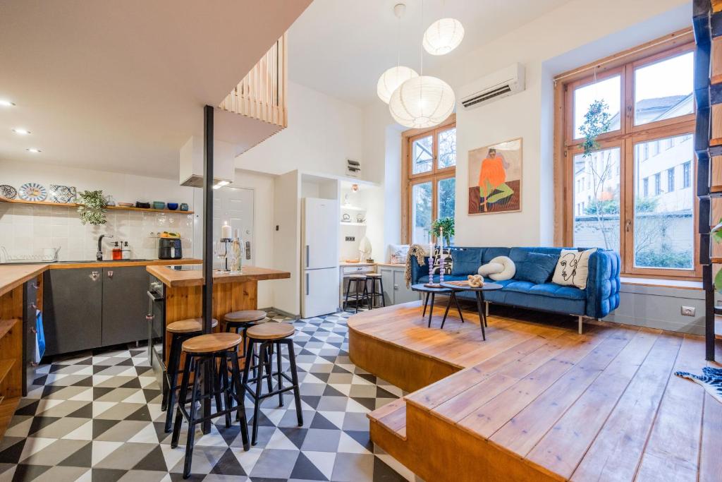 Art-Inspired 4BED 2BATH Gem by Fashion Street &Dohany, Budapešť