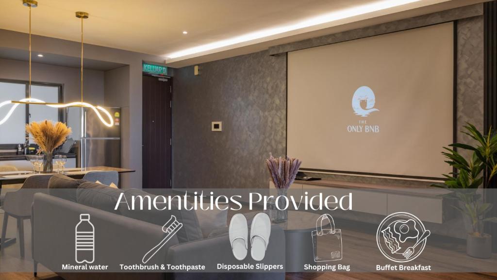 Opulent Seaview Projector Lounge by The Only Bnb, Tanjong Tokong