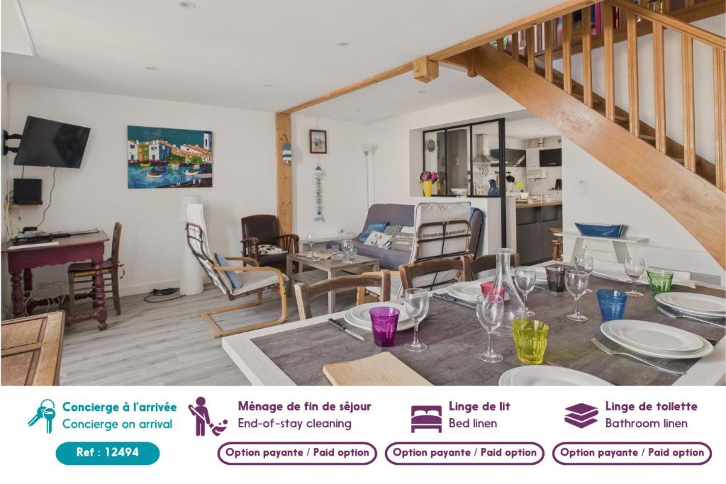 Maison avec accès privatif direct à la plage pour 6 - 4