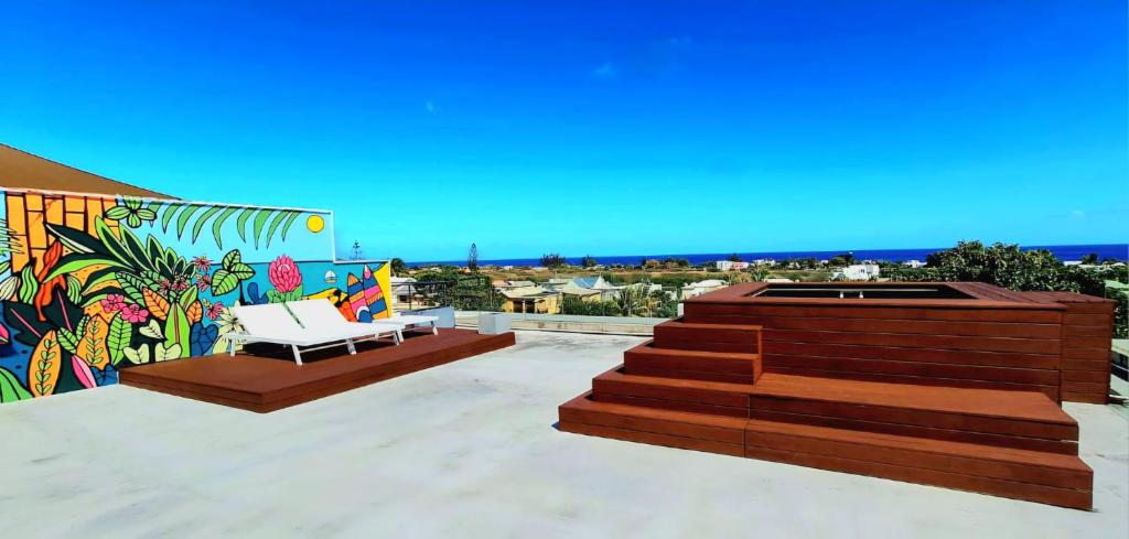 Superbe appartement avec vue mer et montagnes., Tamarin