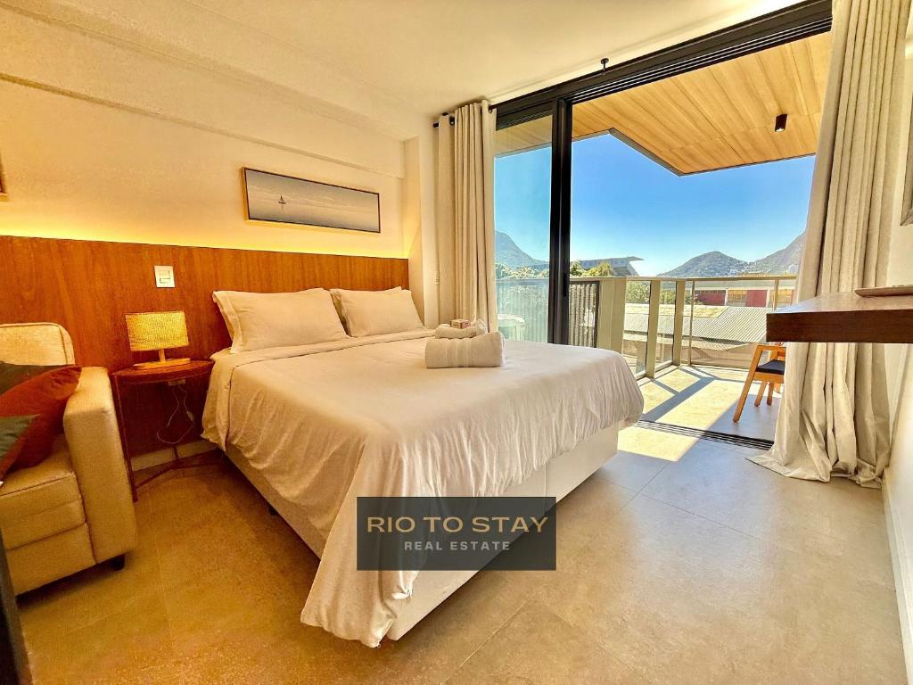 Studio Leblon - Vista Cristo, novo, piscina e gym, Rio de Janeiro