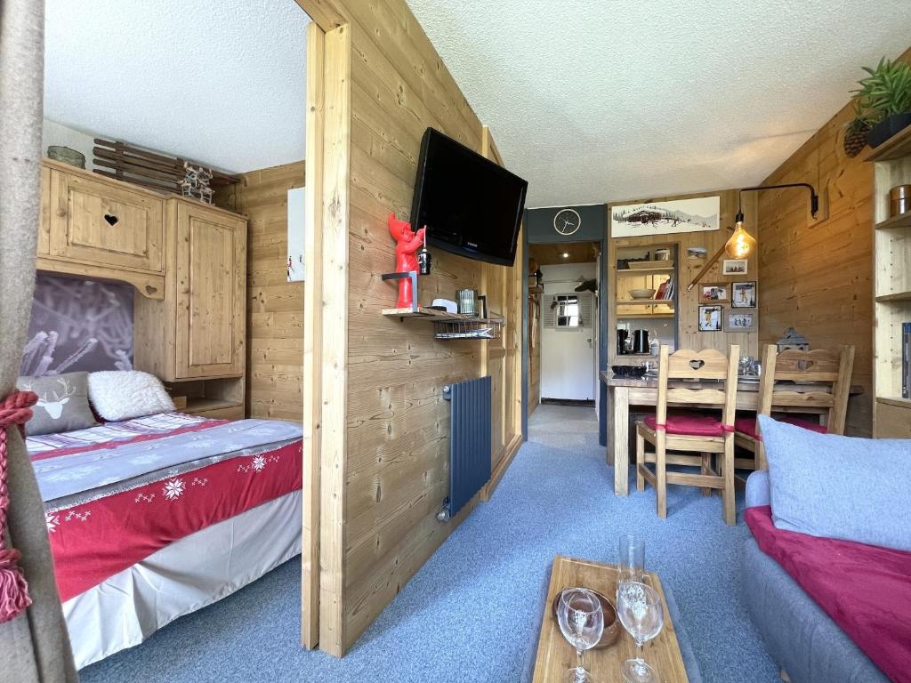 127 T2 coin nuit style Chalet 3 Vallees - 2