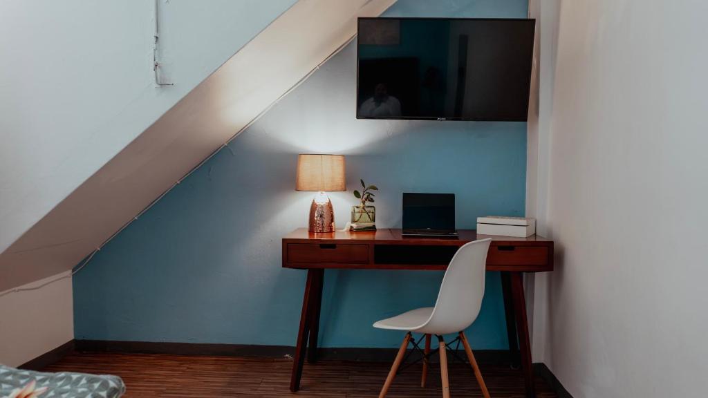 Estilo y confort Apt Aire acondicionado y Terraza y Estudio - 2