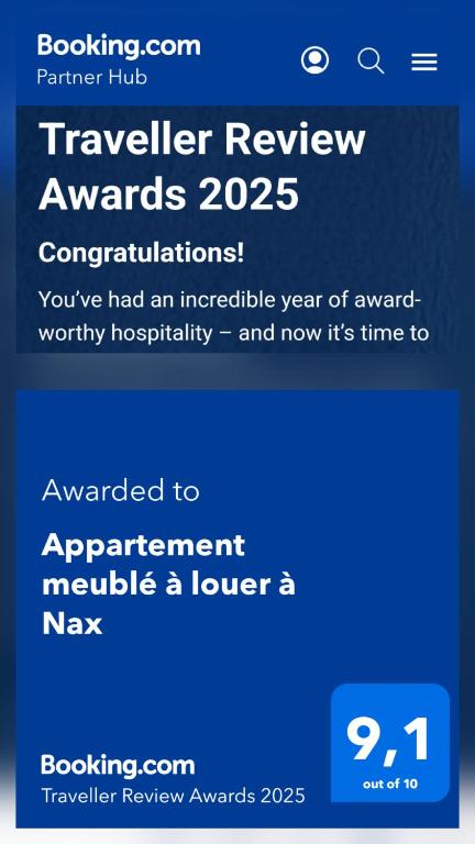 Appartement meublé à louer à Nax - 5