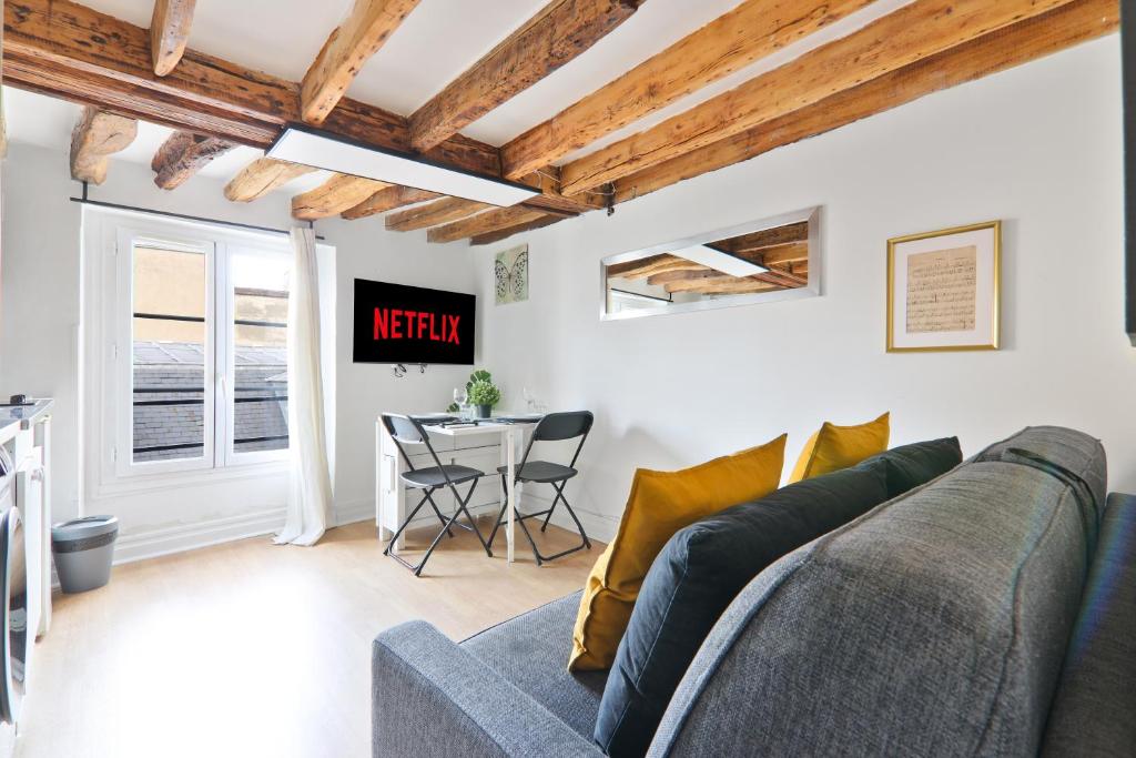 Studio Quartier Saint-Michel Notre-Dame 4 Free Netflix - 3