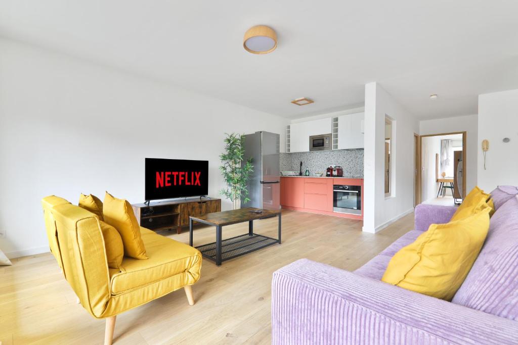 Appartement Quartier Canal Saint Martin Free Netflix - 4