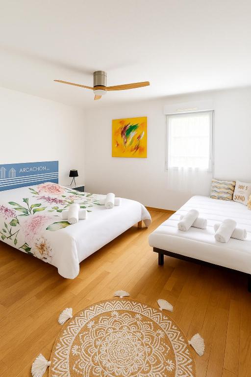 T3 avec jardin clos, 2 parkings privés Proche Arcachon - 2