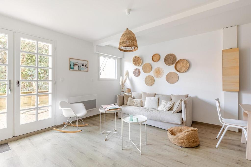 T3 Les Anémones à 50m de la plage avec grande terrasse et grand jardin - 3