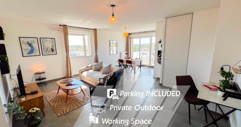 Private Parking - Balcony - Comfort & Light, Avignon