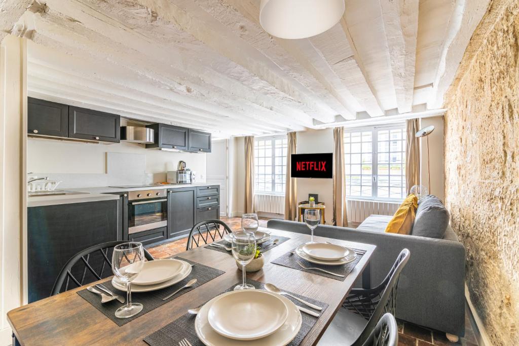 Appartement au coeur de Paris Île Saint-Louis Free Netflix - 5