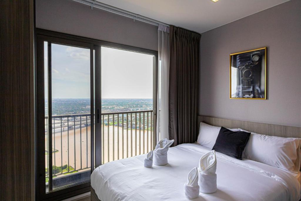 ห้องพักวิวแม่น้ำ Mrt สะพานพระนั่งเกล้า, Ban Sai Ma