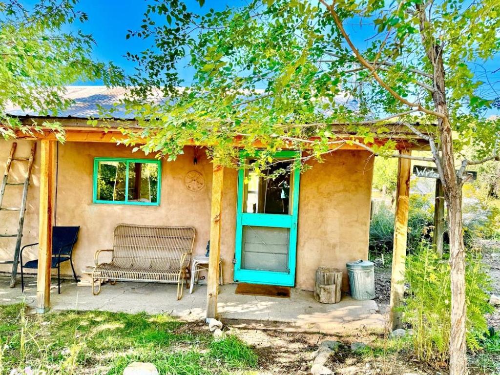 Studio Cabin Suite on Organic Farm Stay near Taos, New Mexico, San Cristobal