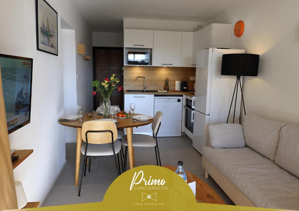 Le Loria - T3 vue mer avec piscine, Pianottoli-Caldarello