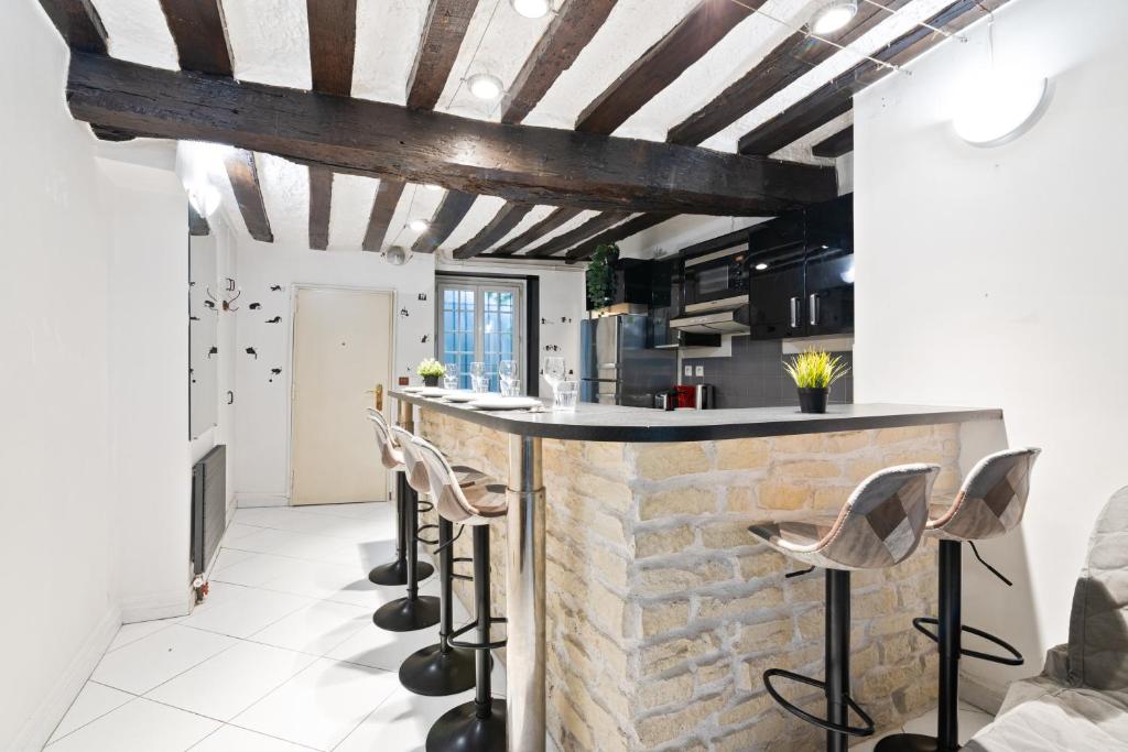 Notre Dame de Paris Luxurious 1BR-4P with NetFlix - 3