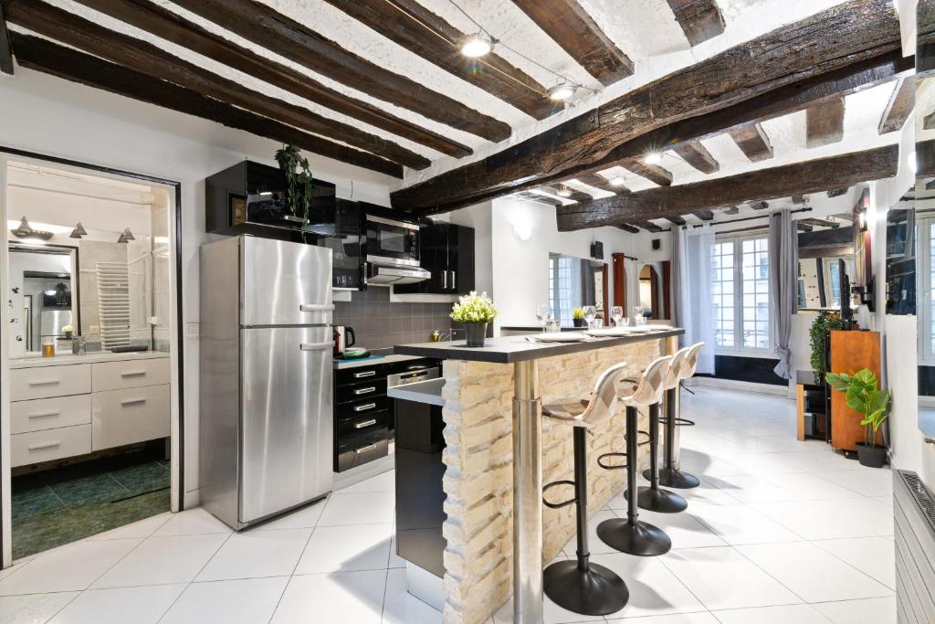 Notre Dame de Paris Luxurious 1BR-4P with NetFlix - 5