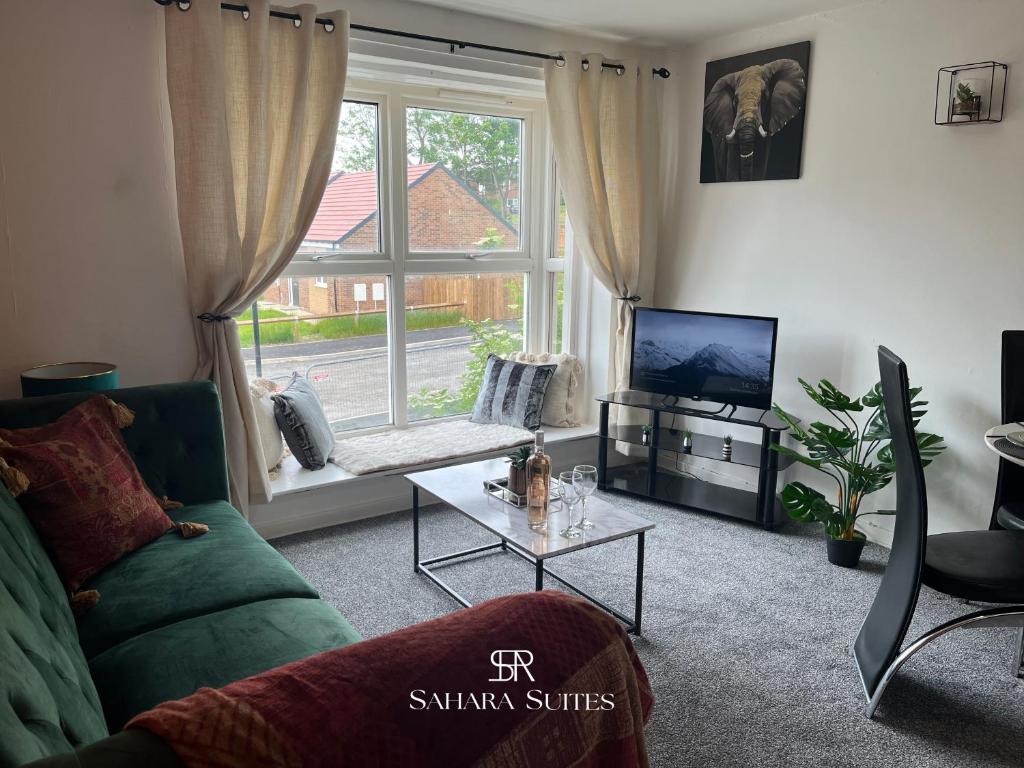 Modern 2BR Flat - Sleeps 4 - Newcastle City & St James - Parking, Elswick