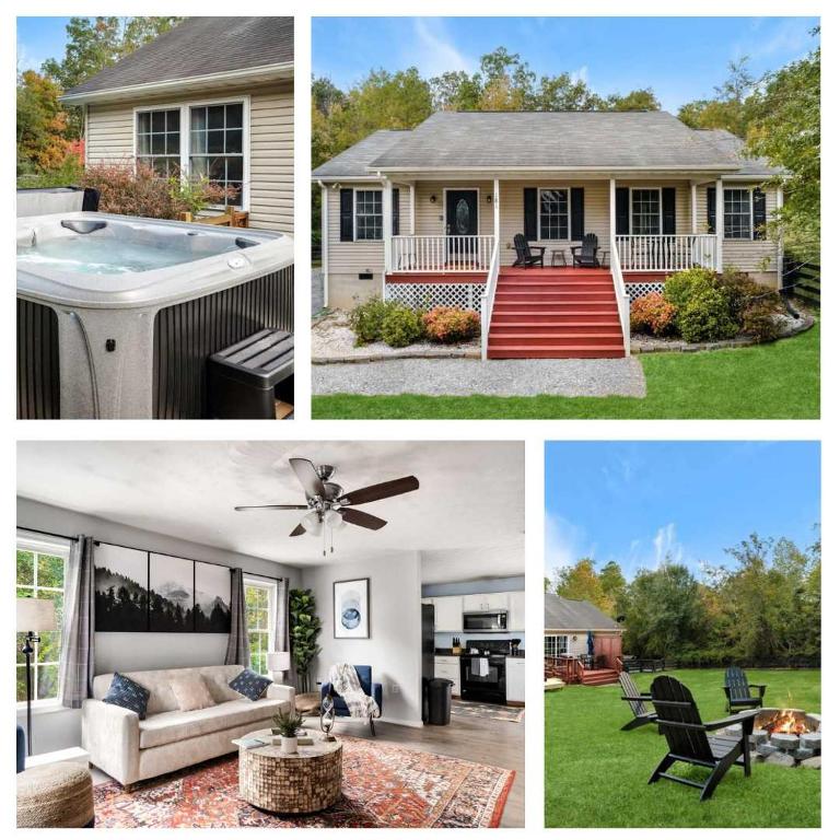 Modern decor, Hot Tub, Fire Pit & River Access!, Luray