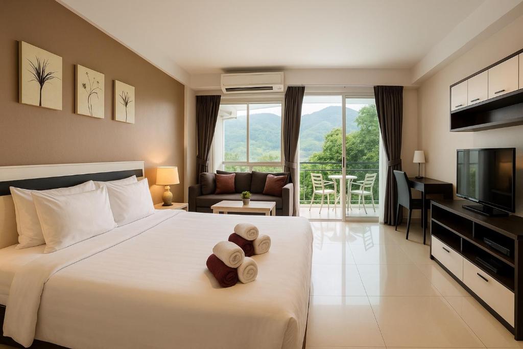 Aonang Mountain View, pláž